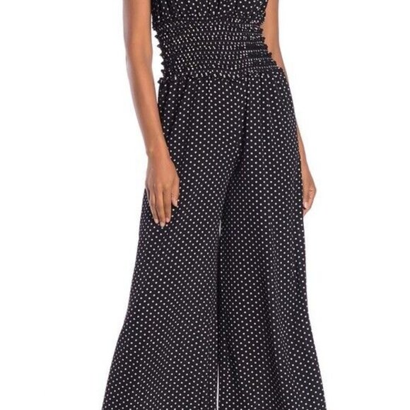 Max Studio Polka Dot Jumpsuit - Picture 3 of 6